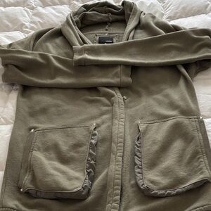 Aritzia Wilfred FREE Long Sweatshirt Jacket - S